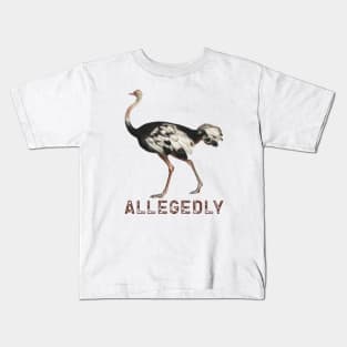 letterkenny Allegedly Ostrich Vintage Kids T-Shirt